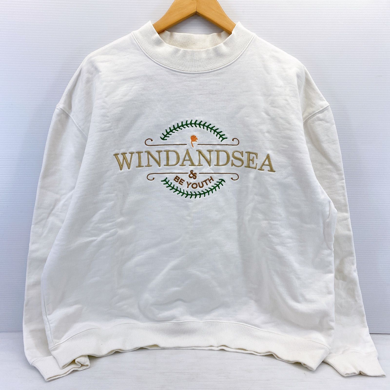 WIND AND SEA ロゴ BIG SEA クルーネック 長袖 スウェット (WIND AND 