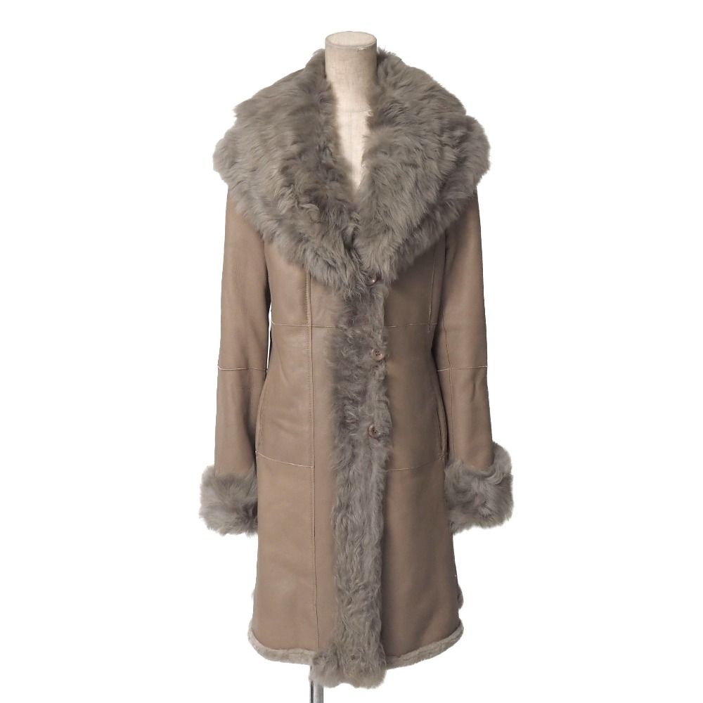 MOUTON ムートン コート サイズ9AR ムートンコート リアルファー