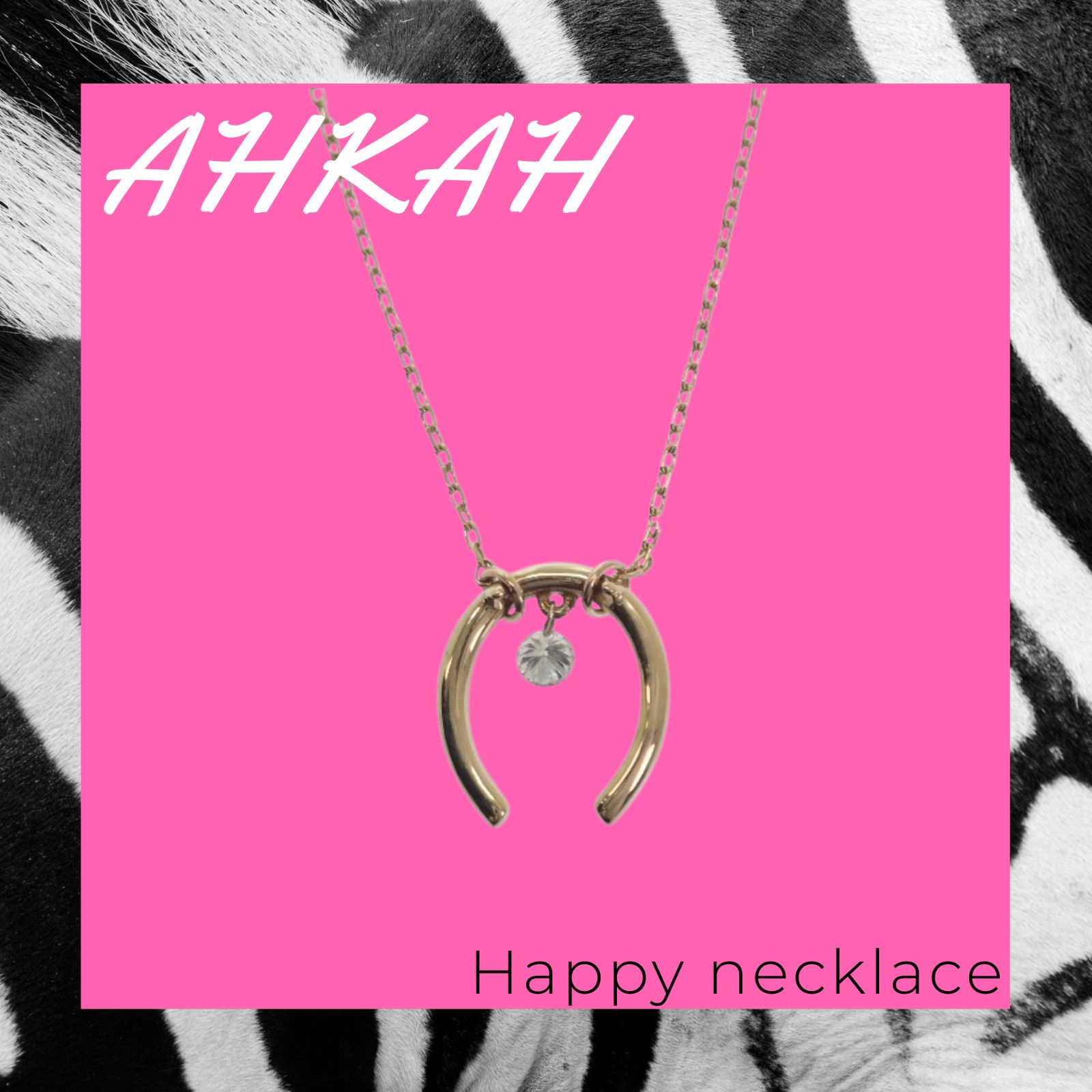 AHKAH】アーカー AHKAH ハッピー ネックレス LN0023010100 AHKAH】アーカー AHKAH ハッピー ネックレス LN0023010100
