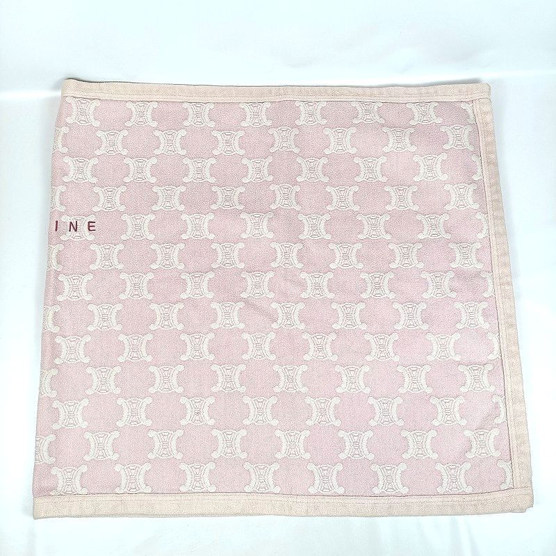 CÉLINE ロゴ入りブランケット 145cm x 100cm CÉLINE ロゴ入り