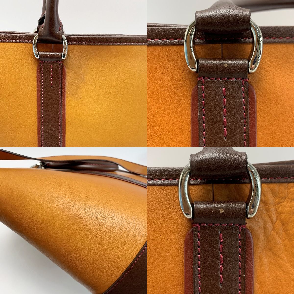 Somes Saddle ソメスサドル トートバッグ オレンジ×ブラック 