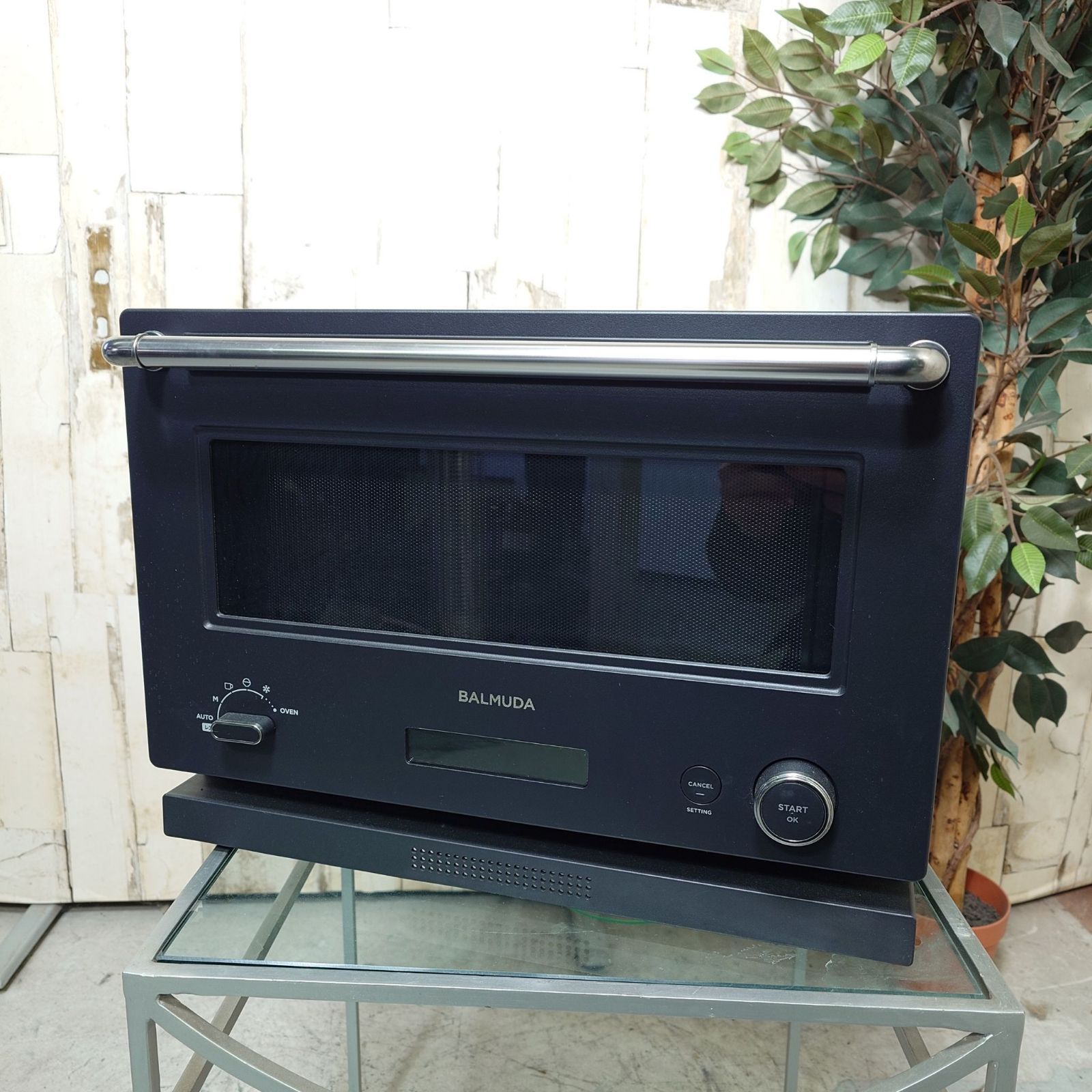 2023年製】BALMUDA バルミューダ K09A-BK オーブンレンジ フリーヘルツ