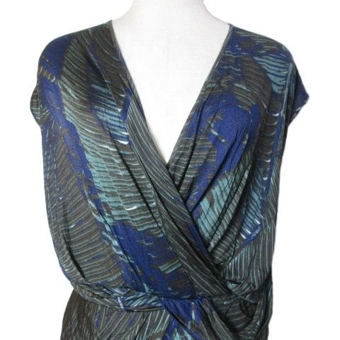 マックスマーラ MAX MARA 白タグ ワンピース ひざ丈 カシュクール