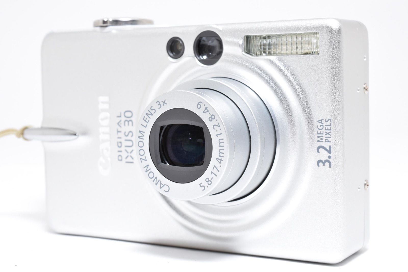 美品】キヤノン Canon DIGITAL ixy 30 シルバー コンパクトデジタル