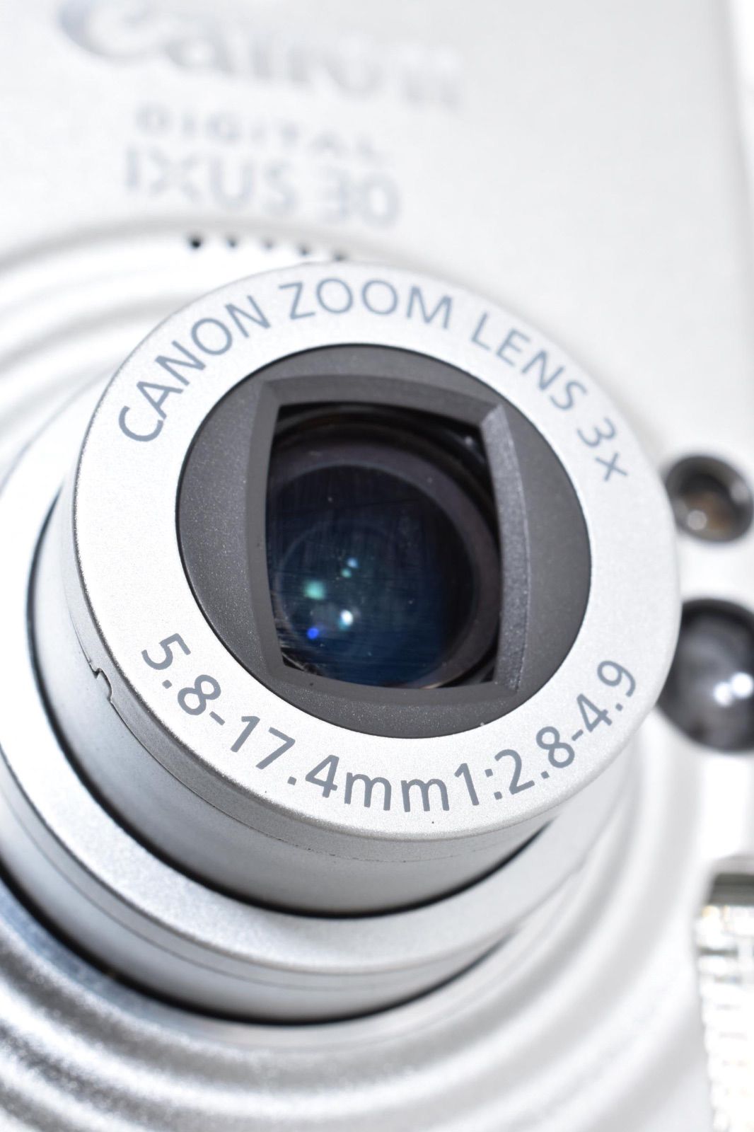 美品】キヤノン Canon DIGITAL ixy 30 シルバー コンパクトデジタル