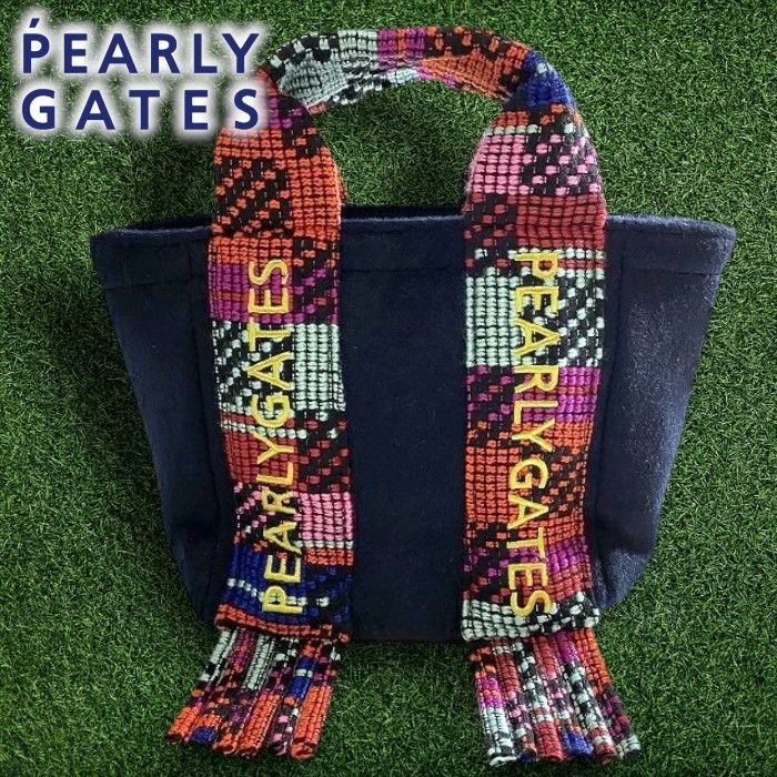 PEARLY GATES パーリーゲイツ ゴルフ ソフトボア ロゴ刺繍 フリンジ