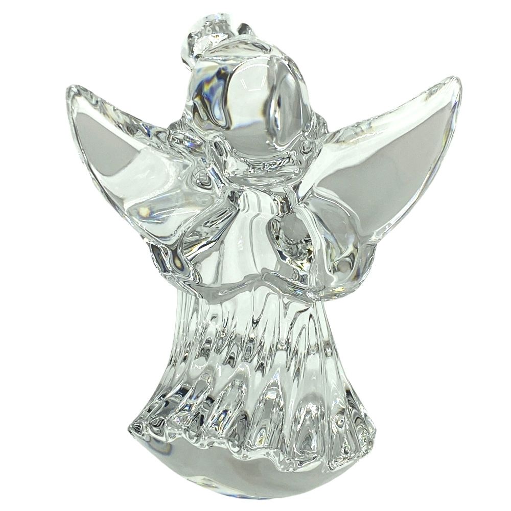 バカラ クリスタル 置物　天使　女神　笛　ラッパ　箱無し　no.157 バカラ クリスタル 置物 天使 女神 笛 ラッパ 箱無し no.157 - メルカリ