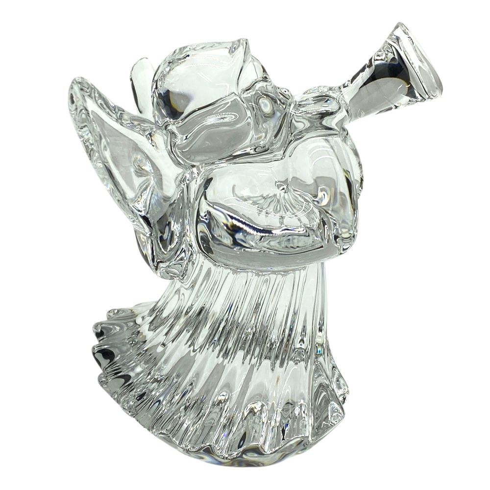 バカラ クリスタル 置物　天使　女神　笛　ラッパ　箱無し　no.157 バカラ クリスタル 置物 天使 女神 笛 ラッパ 箱無し no.157 - メルカリ