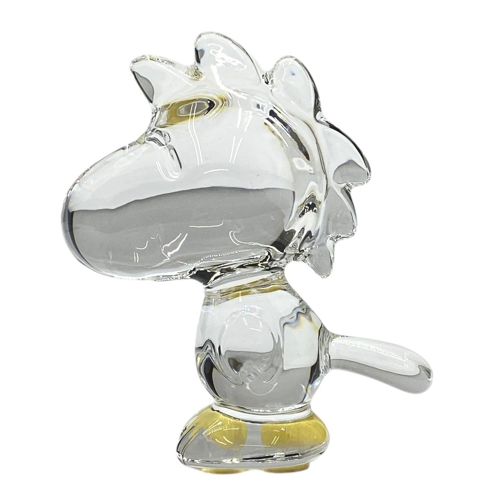 超美品 Baccarat バカラ ウッドストック 置物 フィギュリン スヌーピー バカラ オブジェ 置物 インテリア フィギュリン ウッドストック