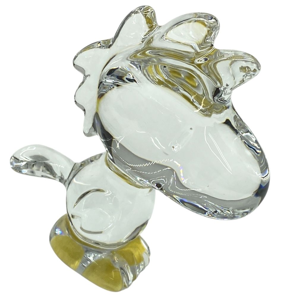 Baccarat バカラ スヌーピー オブジェ 置物 Baccarat (バカラ) クリスタルオブジェ UFS取扱・フレンドリー