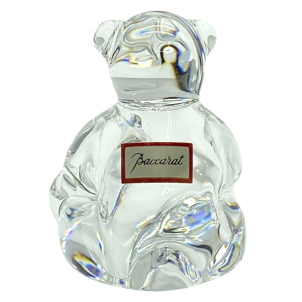 バカラ オブジェ 置物 インテリア フィギュリン テディベア クマ