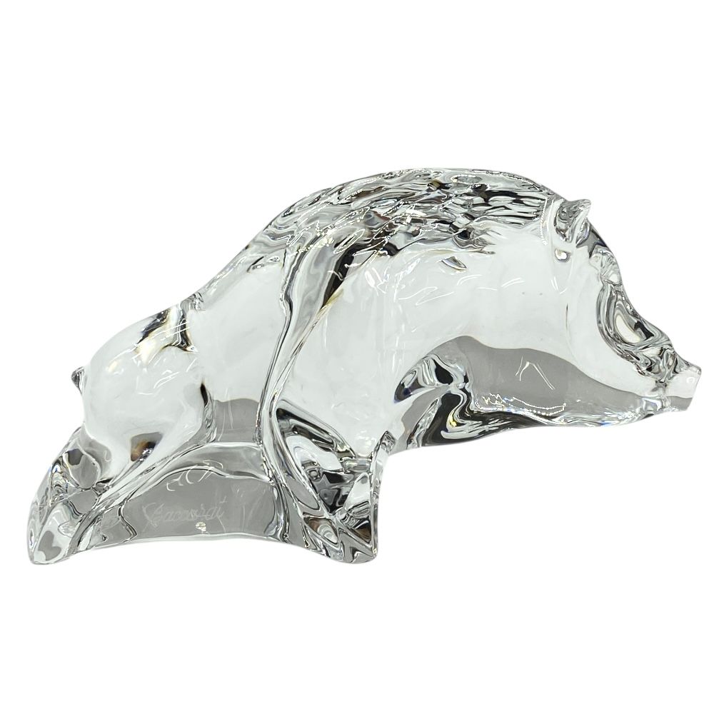 バカラ オブジェ 置物 インテリア フィギュリン 干支 イノシシ