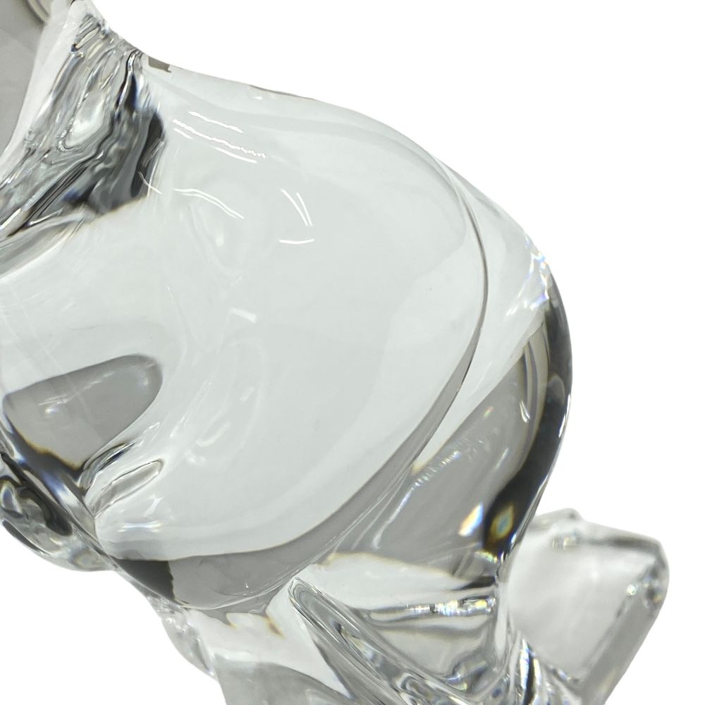 Baccarat スキーイングベア　置物 バカラ オブジェ 置物 インテリア フィギュリン スキーイング ベア