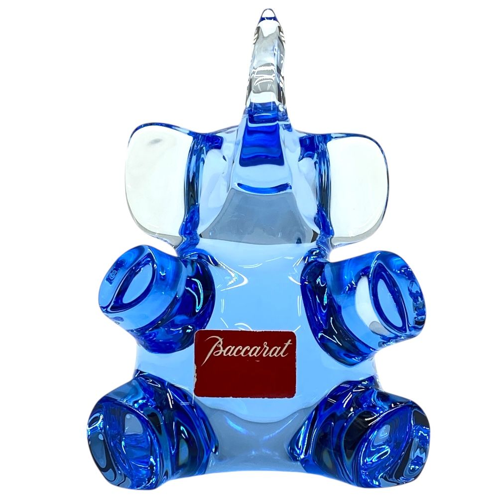 ▽Baccarat バカラ アンモナイト グリーン フィギュリン 置物 バカラ