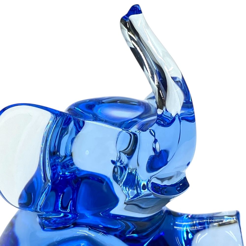 バカラ オブジェ 置物 インテリア フィギュリン エレファント 象 ゾウ