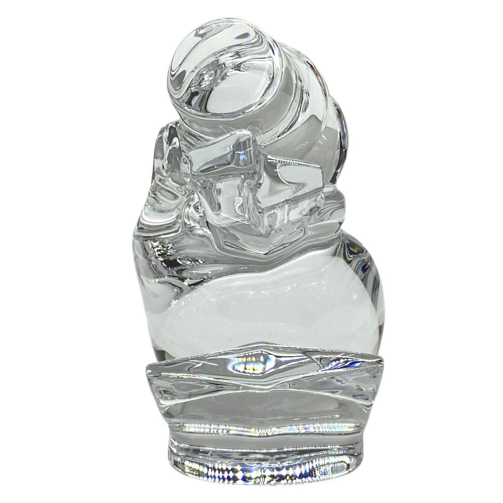 バカラ オブジェ 置物 インテリア フィギュリン スノーマン 雪だるま