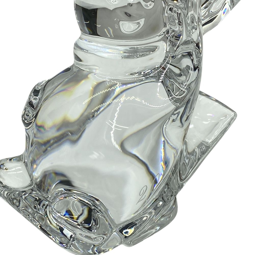 バカラ オブジェ 置物 インテリア フィギュリン スノーマン 雪だるま