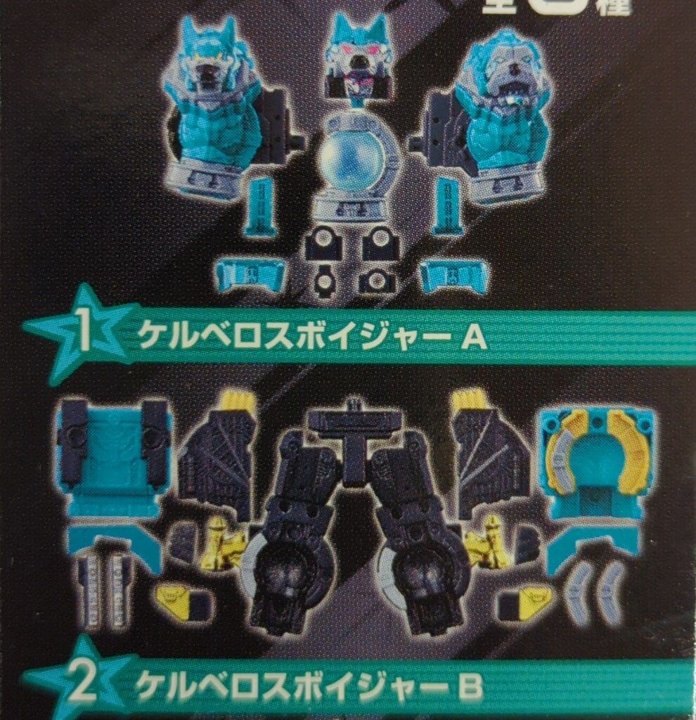 バンダイ ミニプラ/キュータマ合体シリーズ05/ケルベリオス 宇宙戦隊