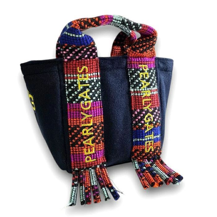 PEARLY GATES パーリーゲイツ ゴルフ ソフトボア ロゴ刺繍 フリンジ