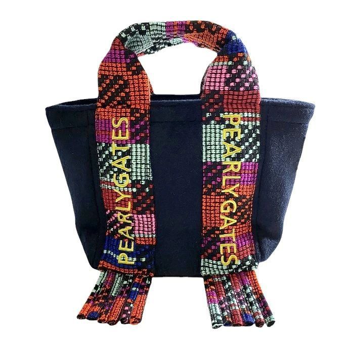 PEARLY GATES パーリーゲイツ ゴルフ ソフトボア ロゴ刺繍 フリンジ