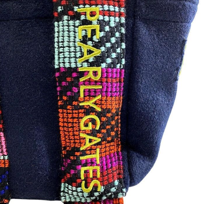 PEARLY GATES パーリーゲイツ ゴルフ ソフトボア ロゴ刺繍 フリンジ