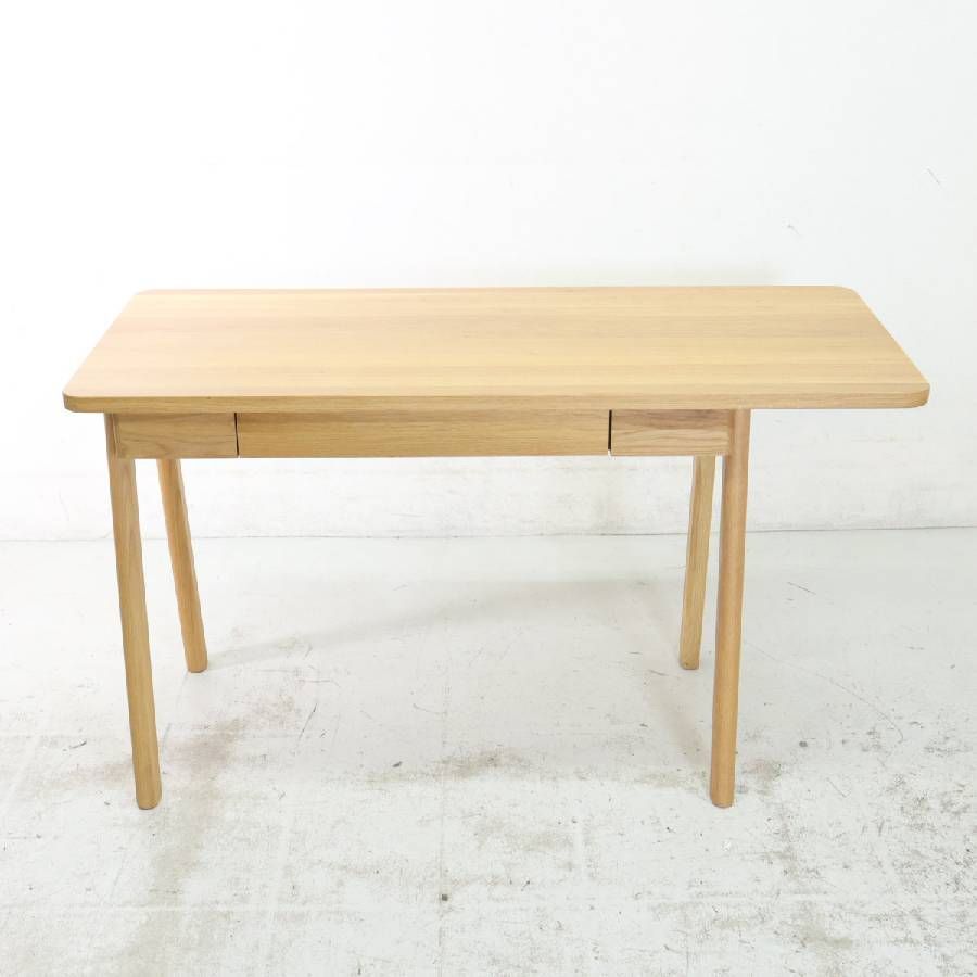 ACTUS アクタス SARCLE サークル デスク 幅120cm オーク無垢 引き出し