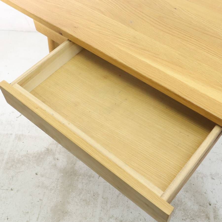 ACTUS アクタス SARCLE サークル デスク 幅120cm オーク無垢 引き出し