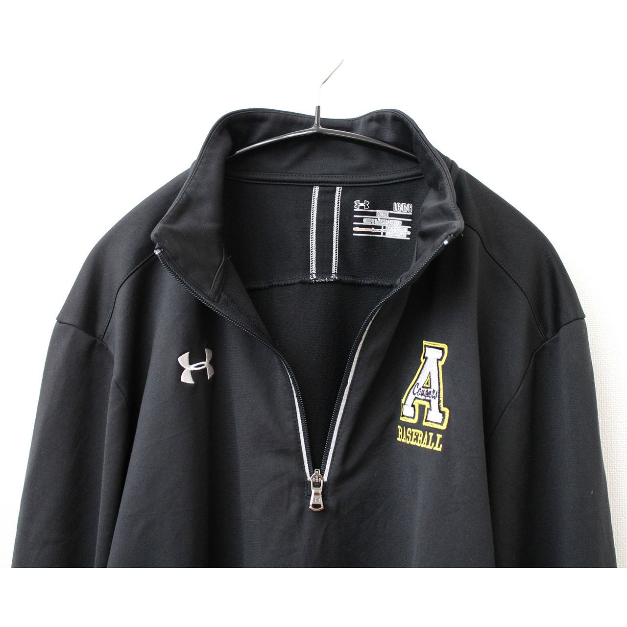 アメリカ古着 アンダーアーマー UNDER ARMOUR ハーフジップ 起毛