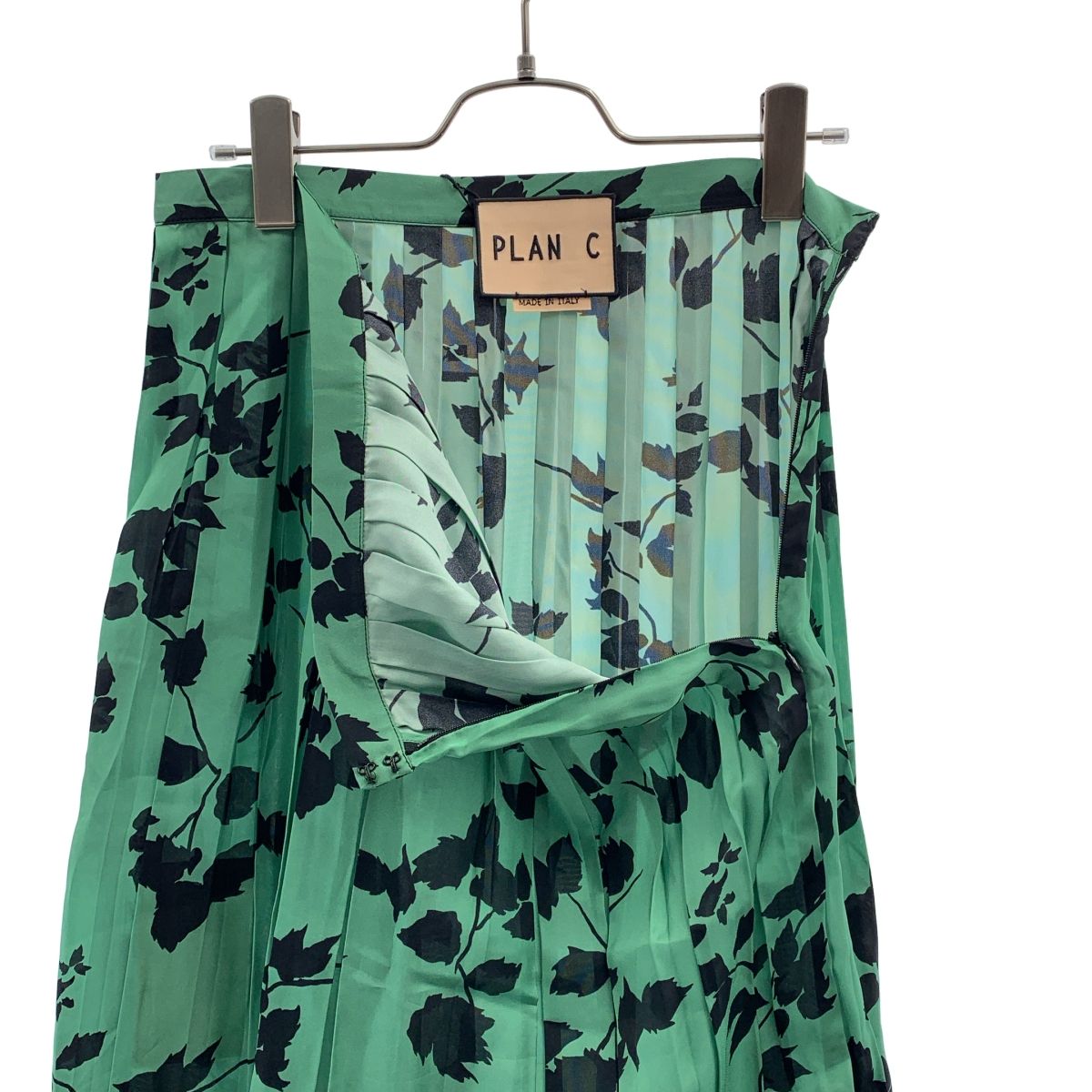 美品 PLAN C フラワープリント　プリーツスカート 美品】 Plan C / プランシー | フラワープリント プリーツスカート