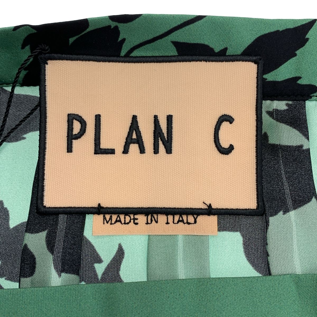 美品 PLAN C フラワープリント プリーツスカート 美品】 Plan C