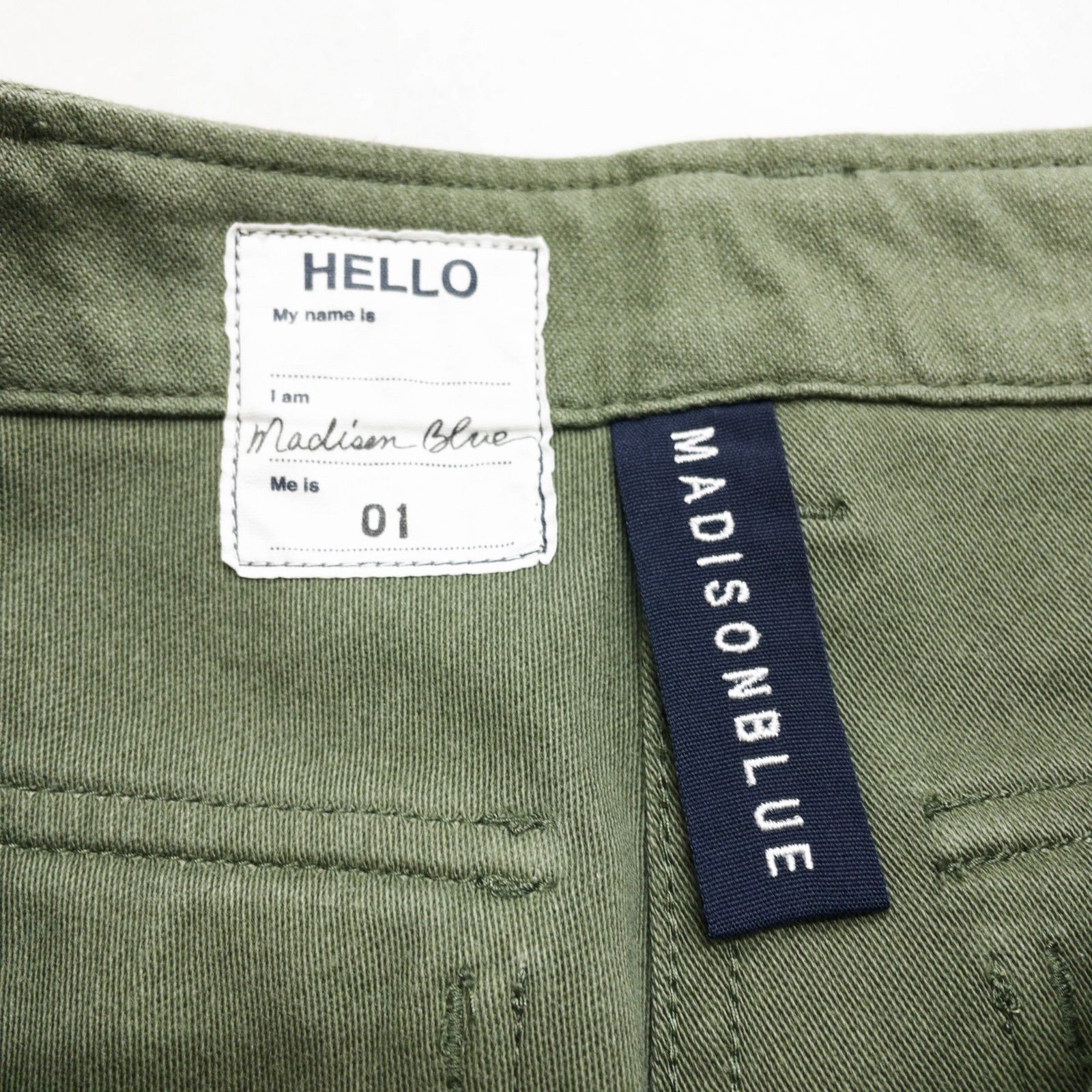 MADISONBLUE マディソンブルー ベイカーパンツ ワーク ワイド コットン