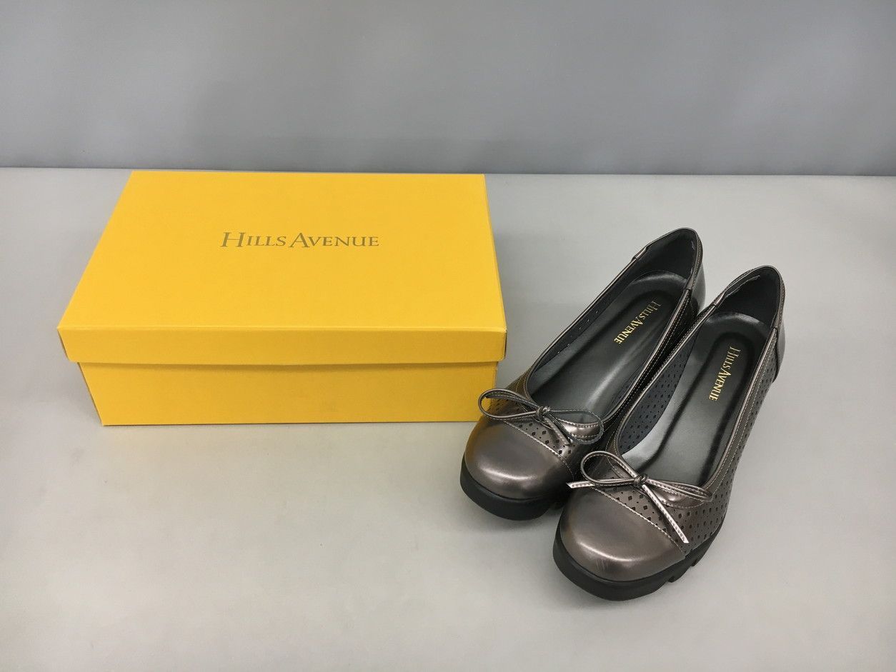 ヒルズアヴェニュー HILLS AVENUE パンプス 24.5cm エタン レディース