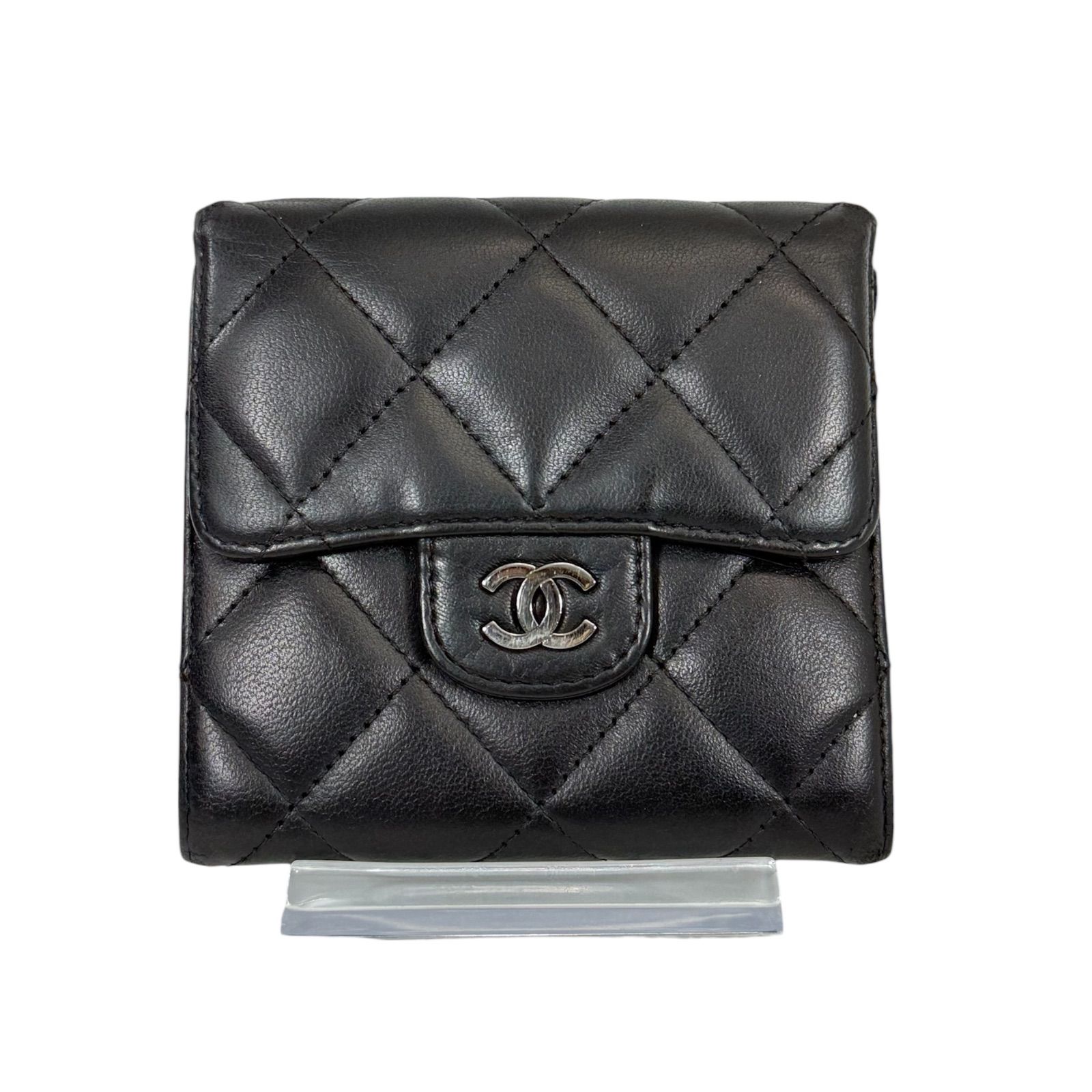 人気・美品】CHANEL シャネル ココマーク ラムスキン マトラッセ