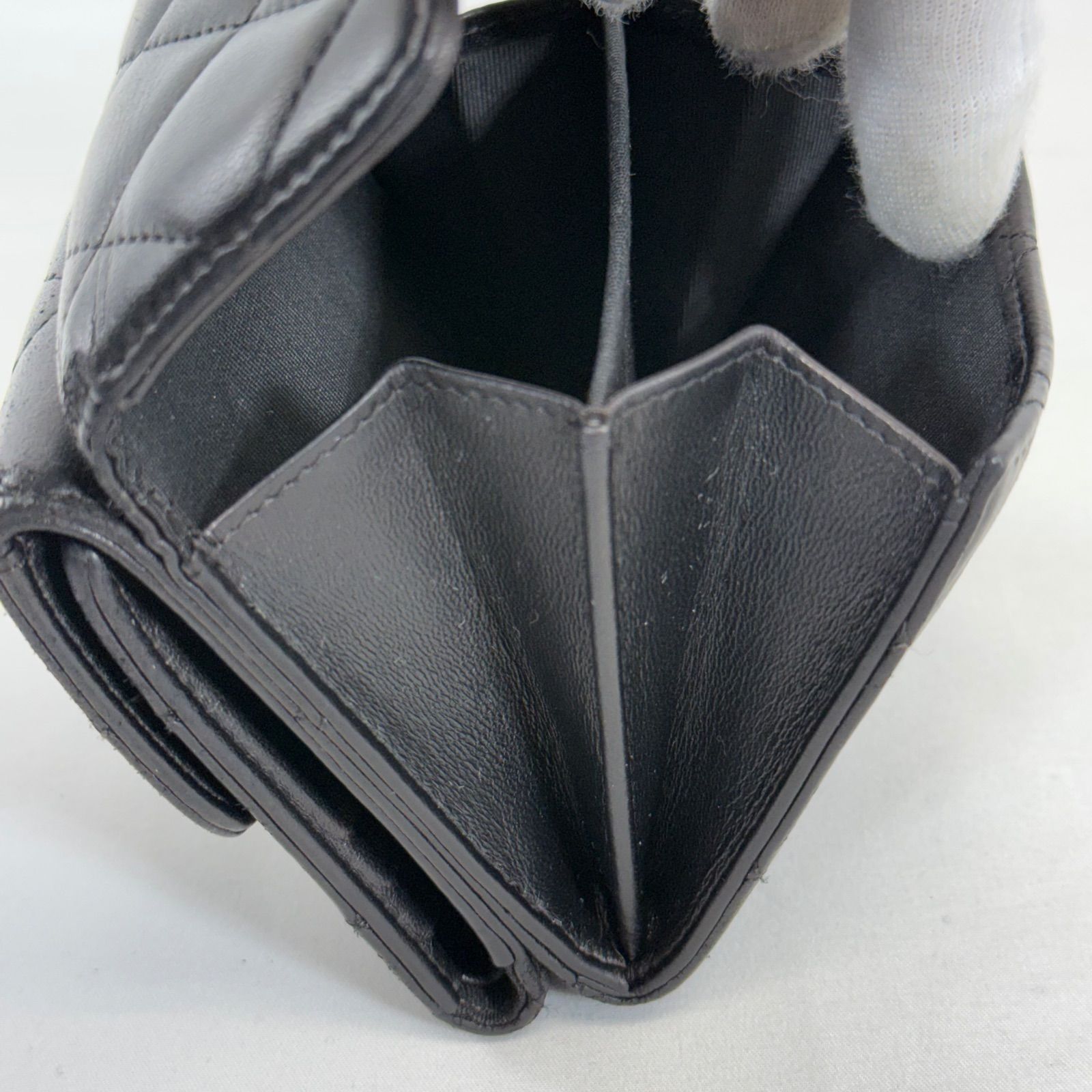 人気・美品】CHANEL シャネル ココマーク ラムスキン マトラッセ