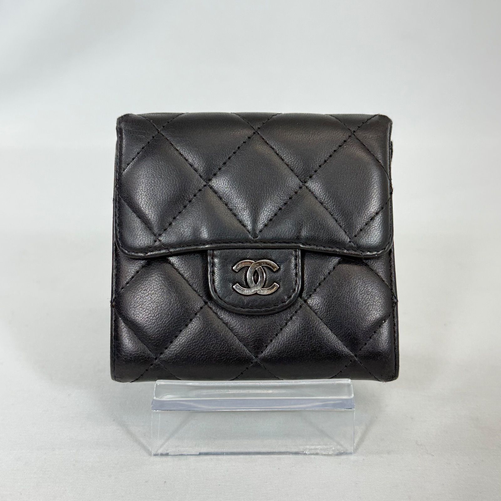 人気・美品】CHANEL シャネル ココマーク ラムスキン マトラッセ