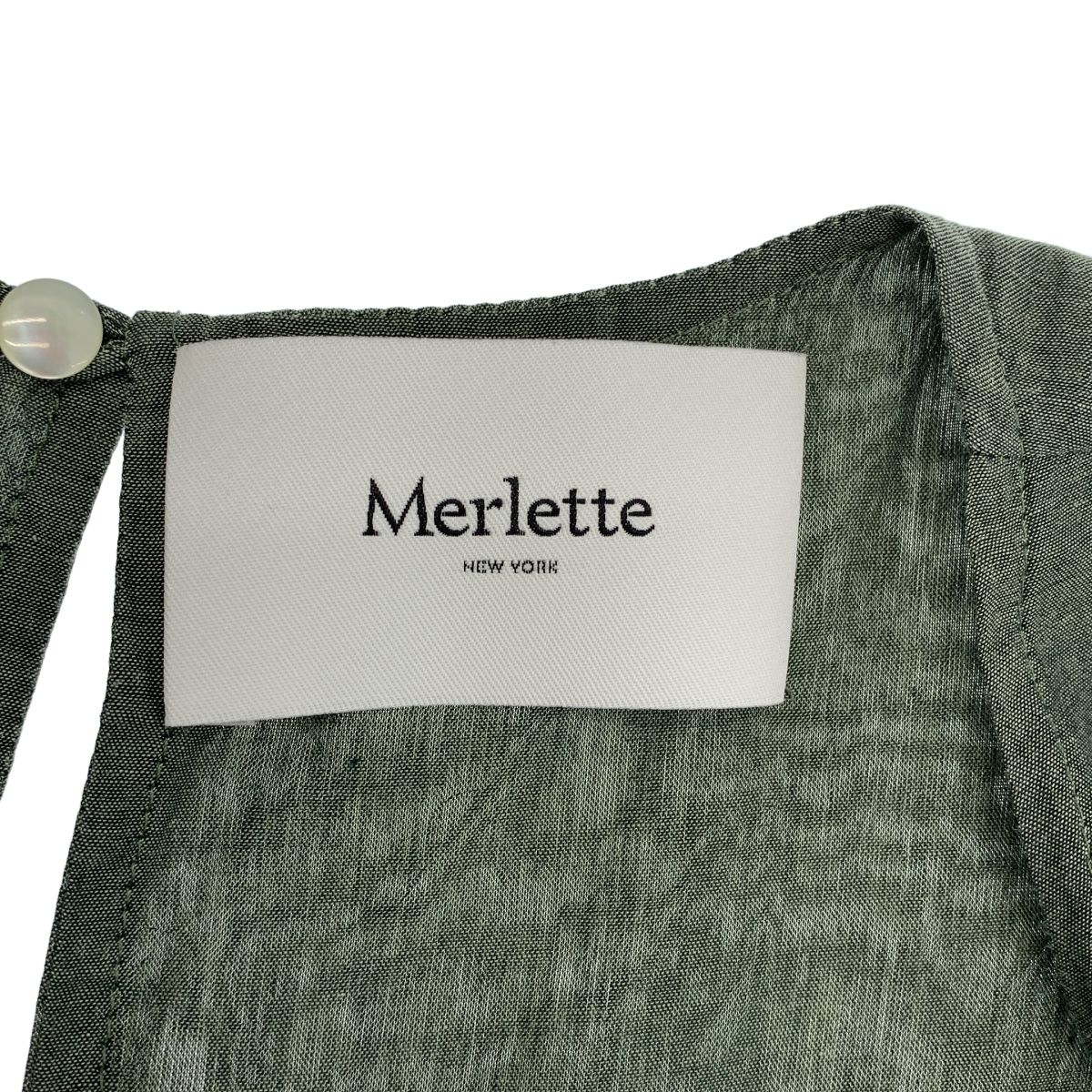 MERLETTE / マーレット | Maida ティアード ワンピース | XS | カーキ 