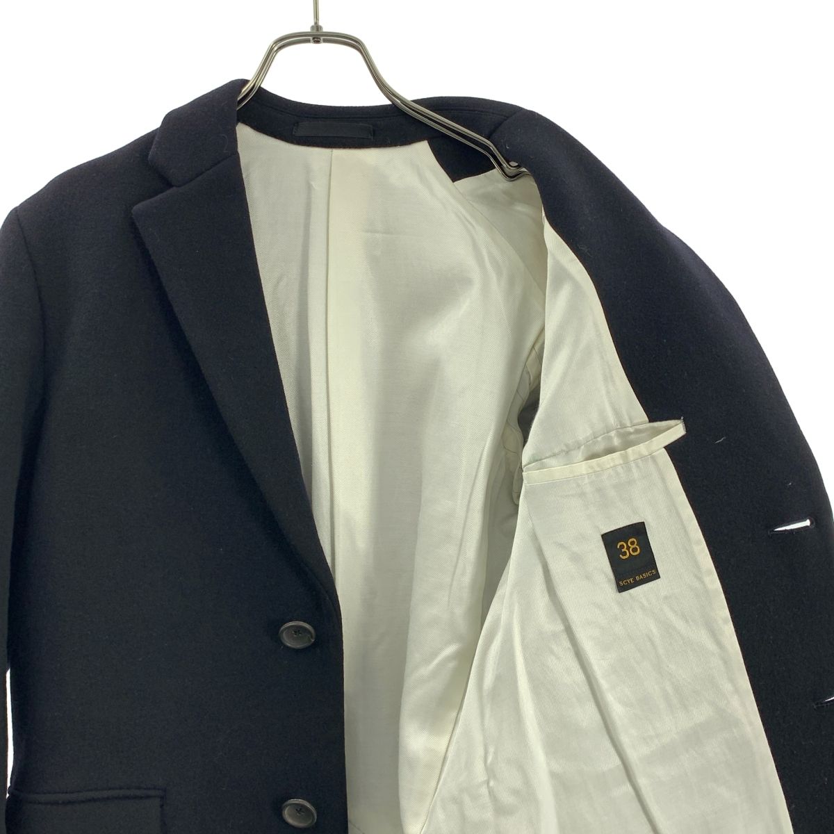 scye basics / サイベーシックス | ウールメルトン チェスターコート