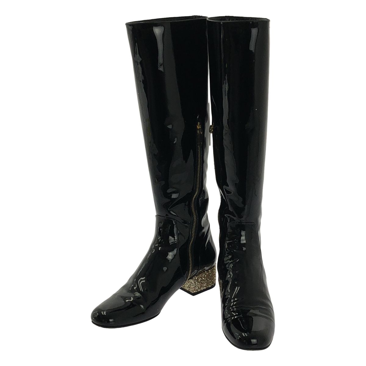 美品】 SAINT LAURENT PARIS / サンローランパリ | パテントレザー 