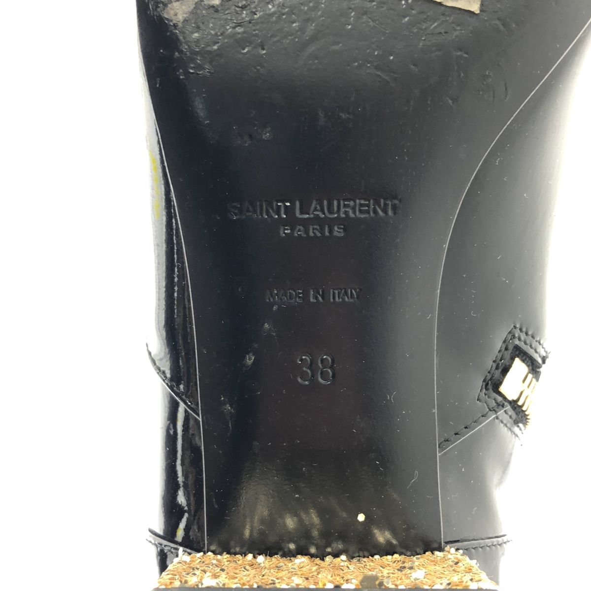 美品】 SAINT LAURENT PARIS / サンローランパリ | パテントレザー