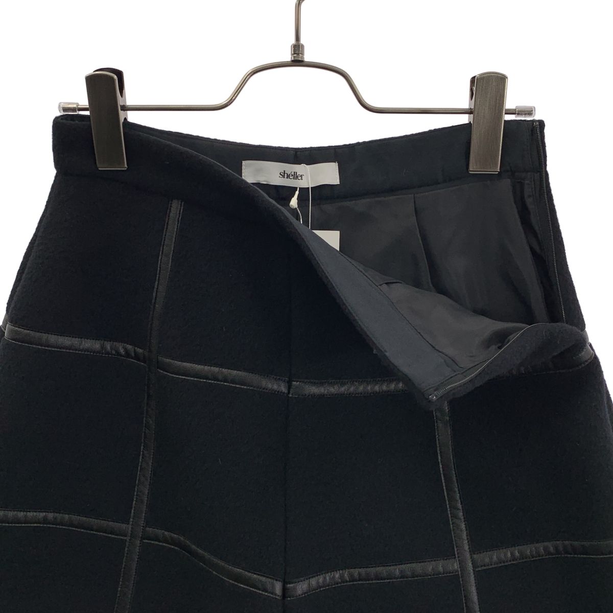 美品】 sheller / シェリエ | セットアップ / レザーチェックショート