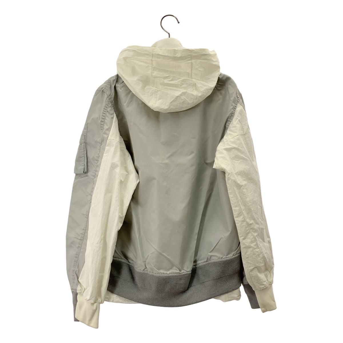 sacai / サカイ | ×NIKE / レイヤードボンバージャケット | S | グレー