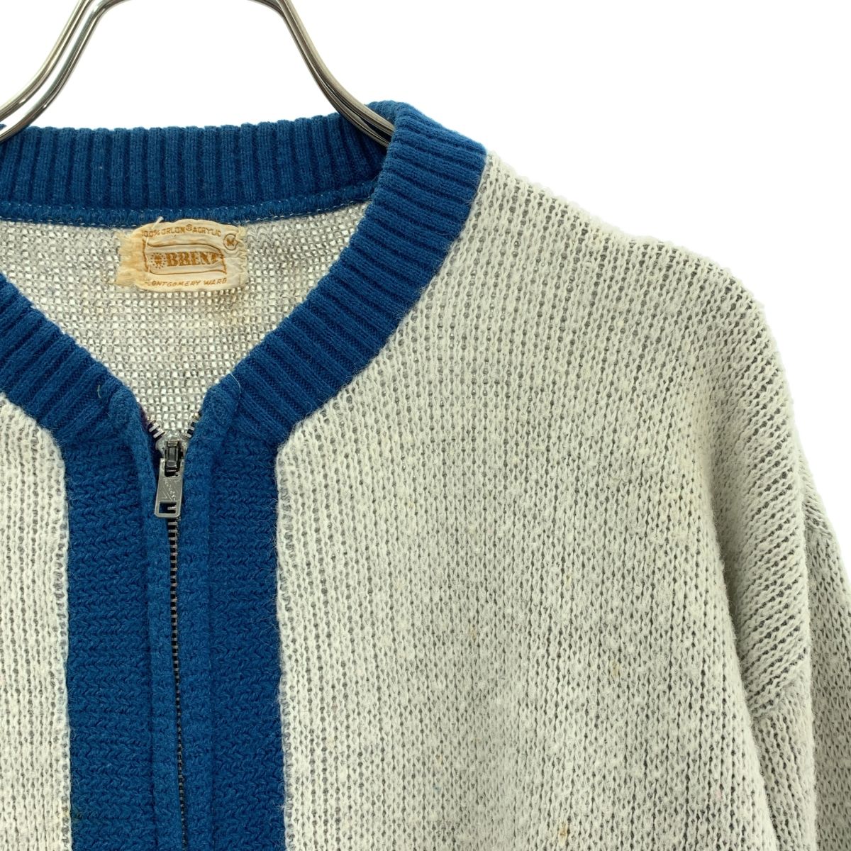 VINTAGE / ヴィンテージ古着 | BRENT / アーガイル ジップアップ