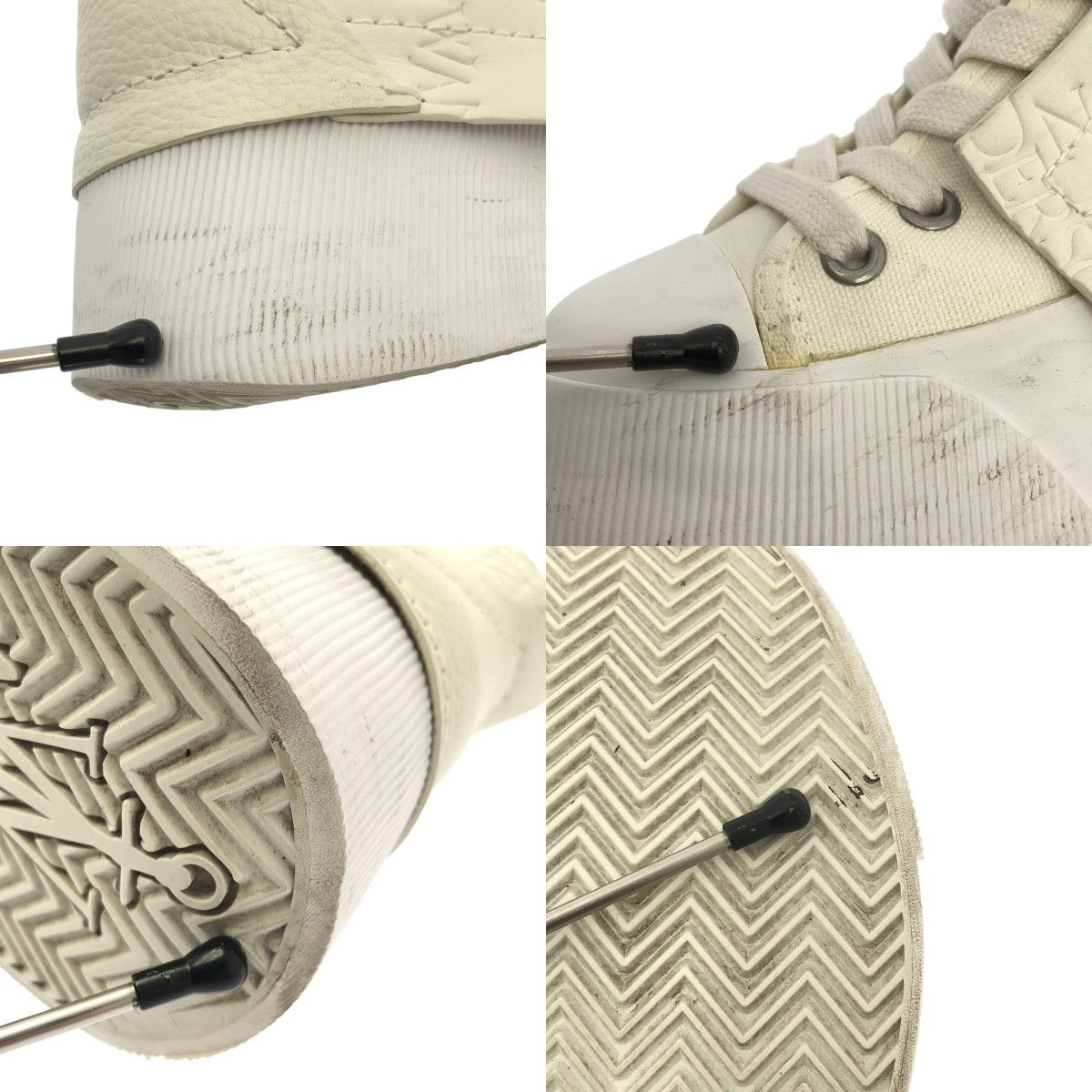 JW Anderson / ジェイダブルアンダーソン | EMBOSSED LOGO LEATHER 