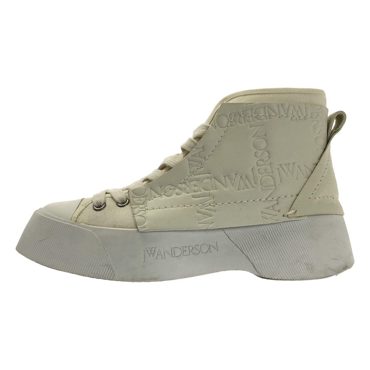 JW Anderson / ジェイダブルアンダーソン | EMBOSSED LOGO LEATHER 
