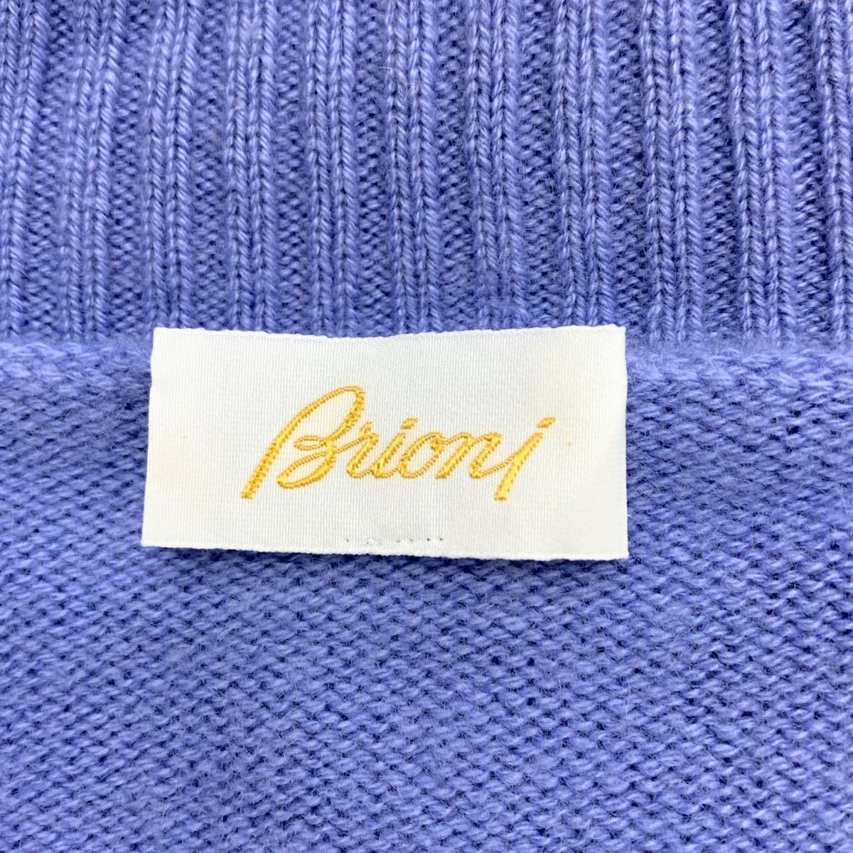 Brioni / ブリオーニ | タートルネック ニット セーター | ブルー 
