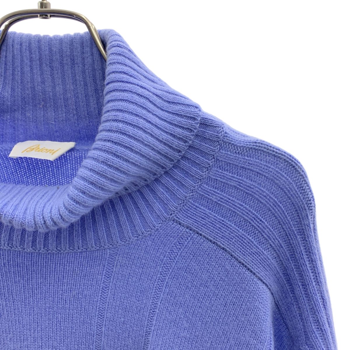 Brioni / ブリオーニ | タートルネック ニット セーター | ブルー 