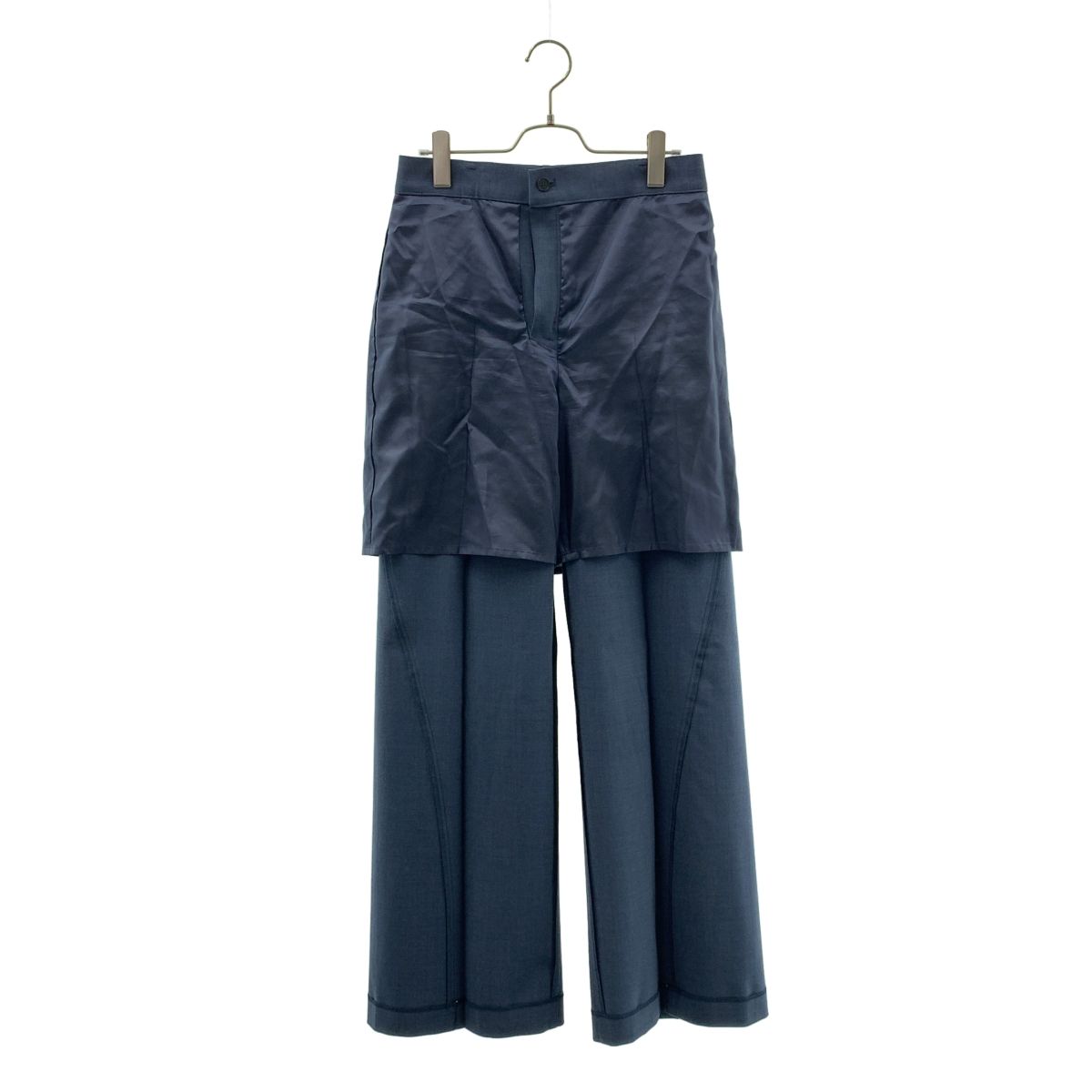 美品】 LE CIEL BLEU / ルシェルブルー | Curve Line Slacks / サイド 