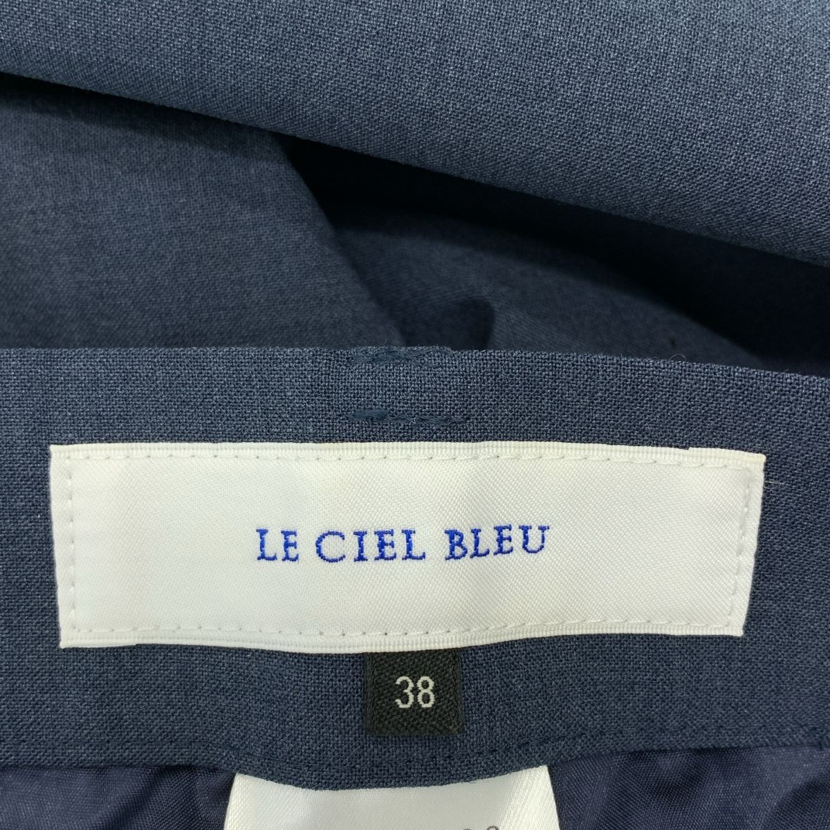 美品】 LE CIEL BLEU / ルシェルブルー | Curve Line Slacks / サイド 