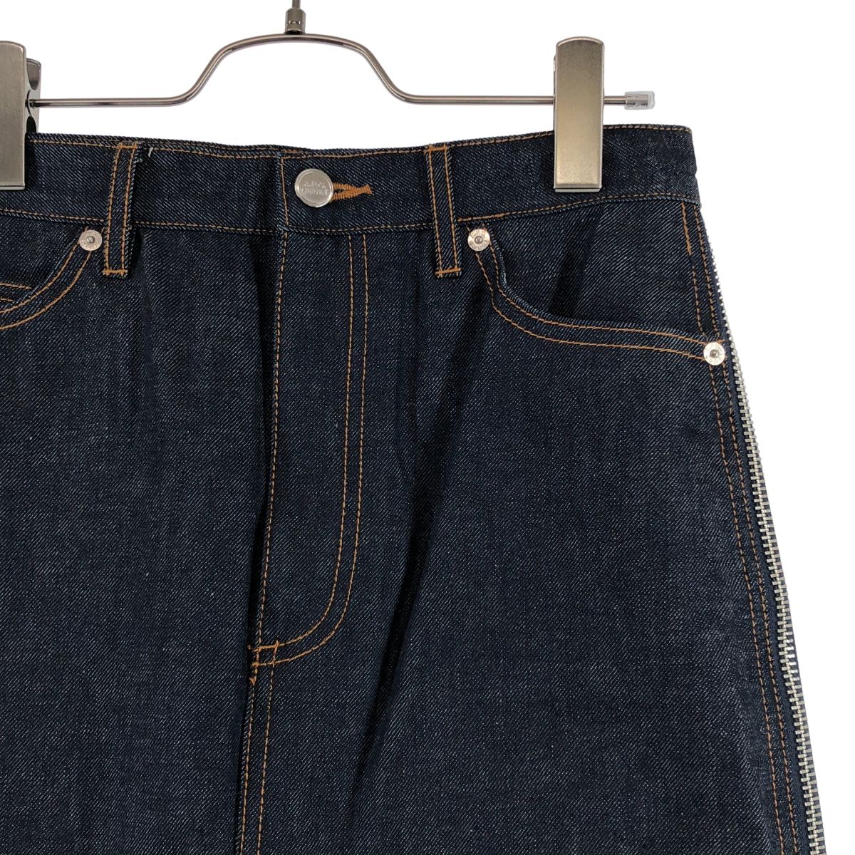 美品】 sacai / サカイ | ×A.P.C. / サイドプリーツ ジップ デニム