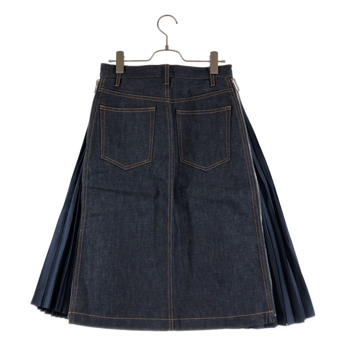 美品】 sacai / サカイ | ×A.P.C. / サイドプリーツ ジップ デニム